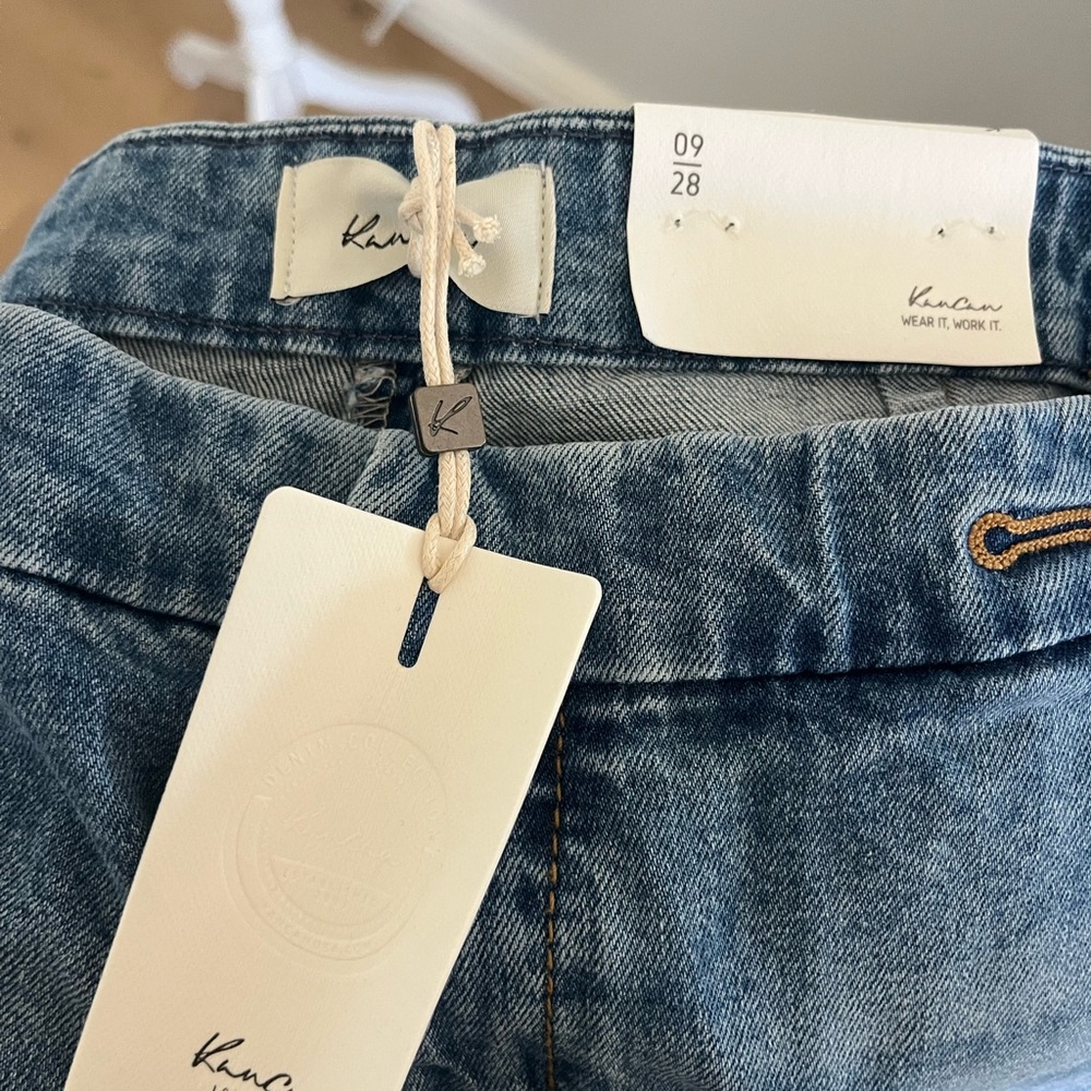 KanCan Light Blue High Ride & Wide Leg Jeans - Picture 4 of 5